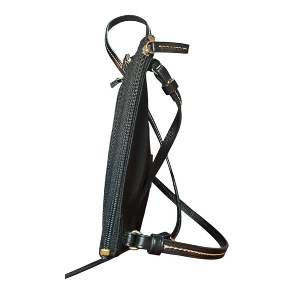 Dooney & Bourke Black Crossbody Bag One Size with Pink Lining - Picture 13 of 16